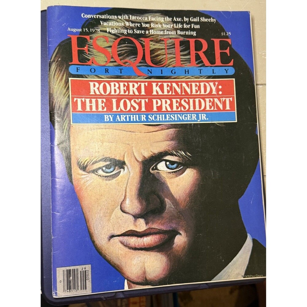ESQUIRE August 15 1978 Robert Kennedy Lee Iacocca Coyote Canyon Fire